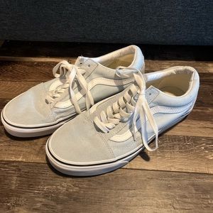 Pastel Blue Old Skool Vans